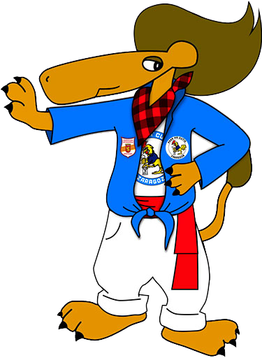 El Escudo Que Nos Representa Es Un Gallo Con Una Jarra - Peña Pacutio (375x512)