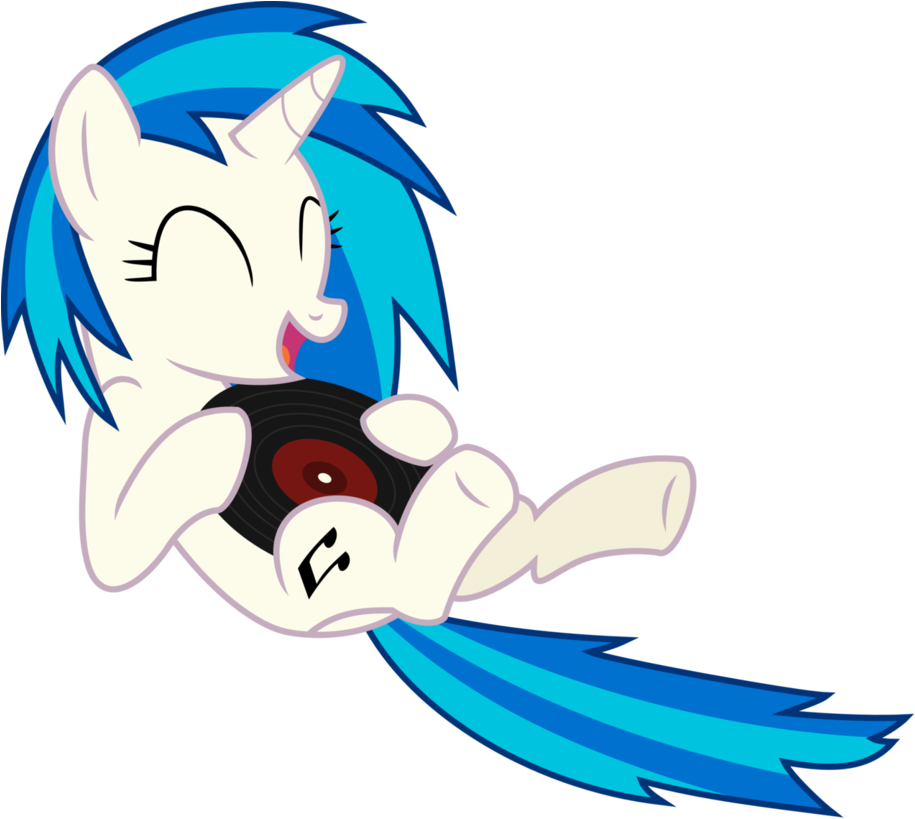 Vinyl With Vinyl By Namelesshero2222 - Vinyl Scratch Cute (920x869)