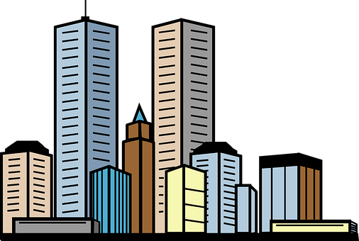 City Buildings Skyscrapers Towers Urban Ci - Building Image Clip Art (640x430)
