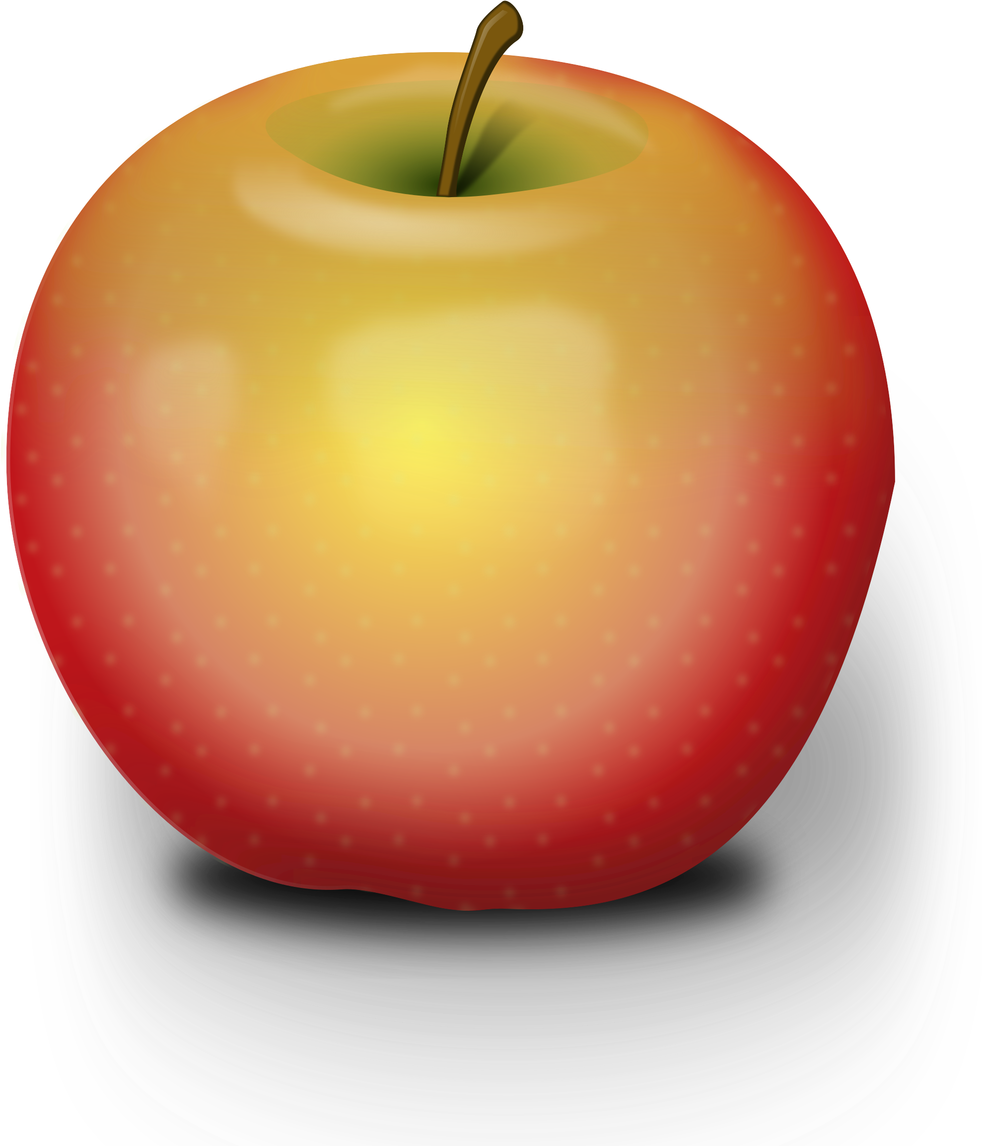 Photorealistic Red Apple - Photorealistic Red Apple (2100x2400)
