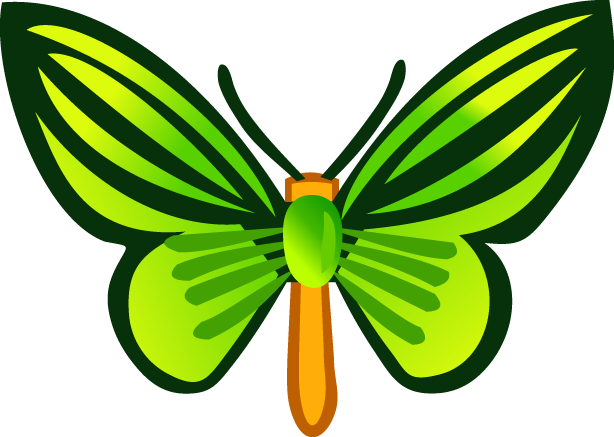 Free Vector Free Vector Butterfly - Vector Graphics (614x437)