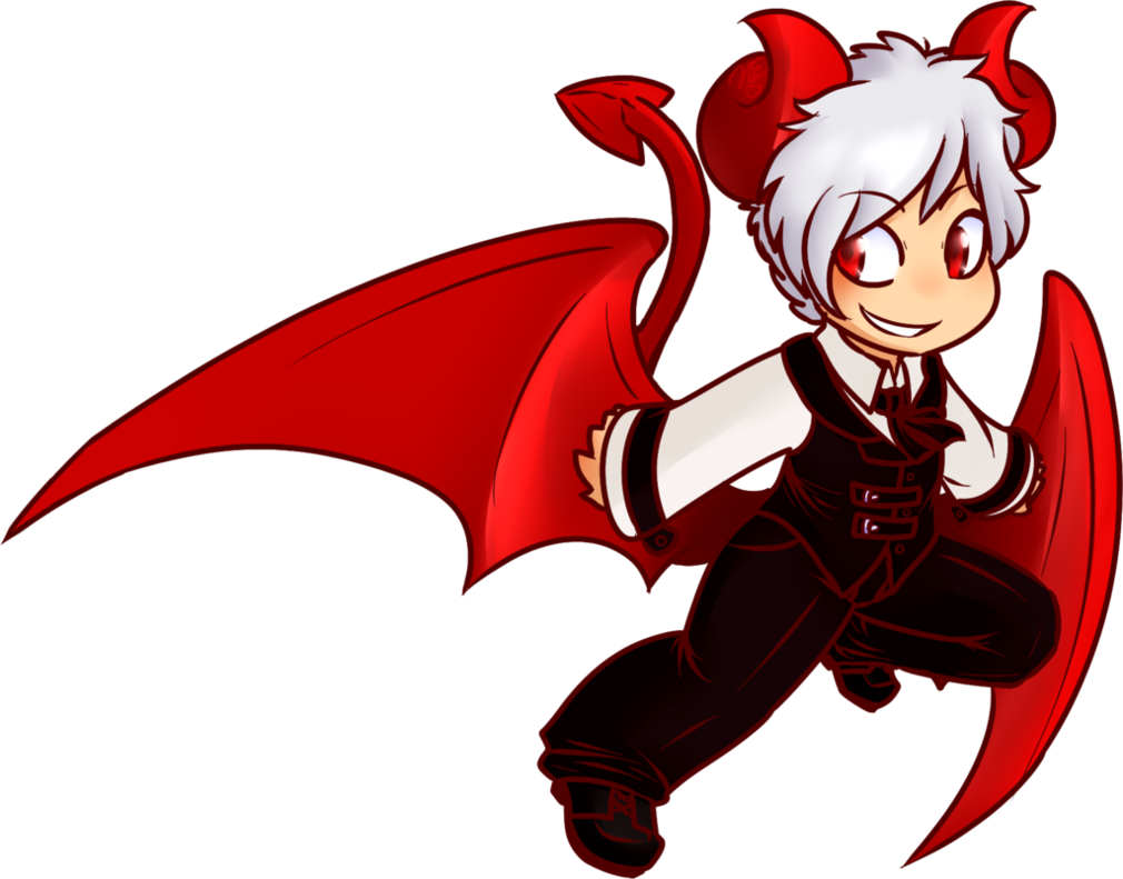 [chibi] Demon Boy [ishnia, Gaia] By Nikki-tine - Chibi (1010x791)