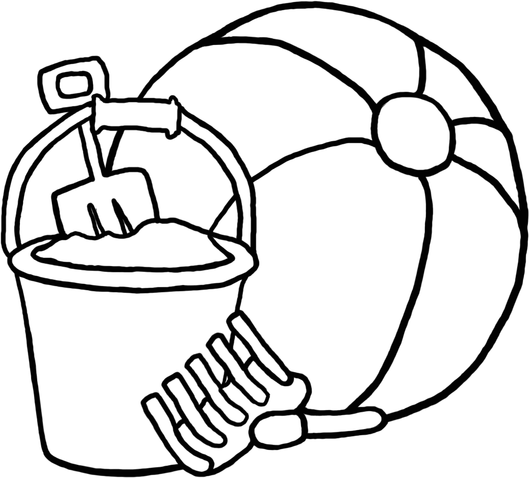 Spanish Coloring Page 12 Cliparts - Beach Ball Coloring Sheets (1208x1000)
