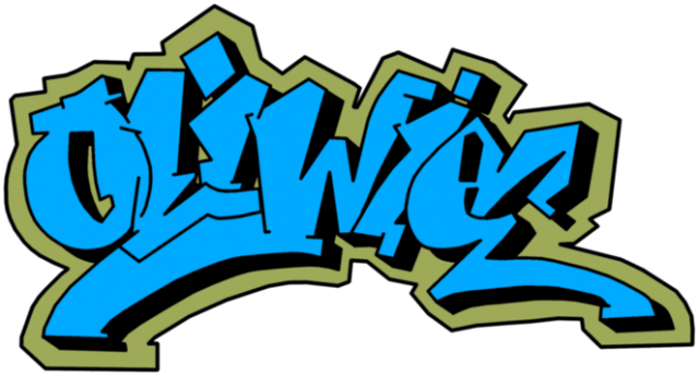 Oliwia Koszulka Z Imieniem Damska Graffiti - Graffiti (640x345)