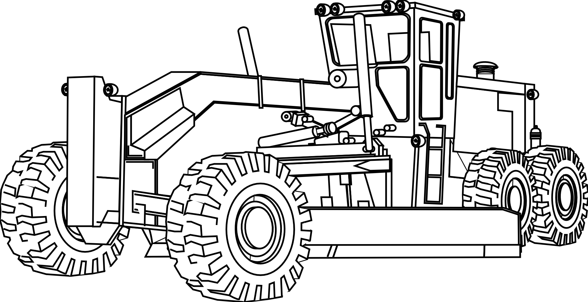 Pics Of Construction Machines Coloring Pages Printable - Construction Coloring Pages (1969x1012)