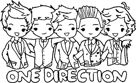 images of one direction coloring pages