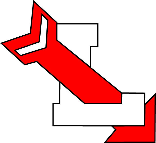 Lowell Red Arrows - Lowell High School Red Arrows (638x586)