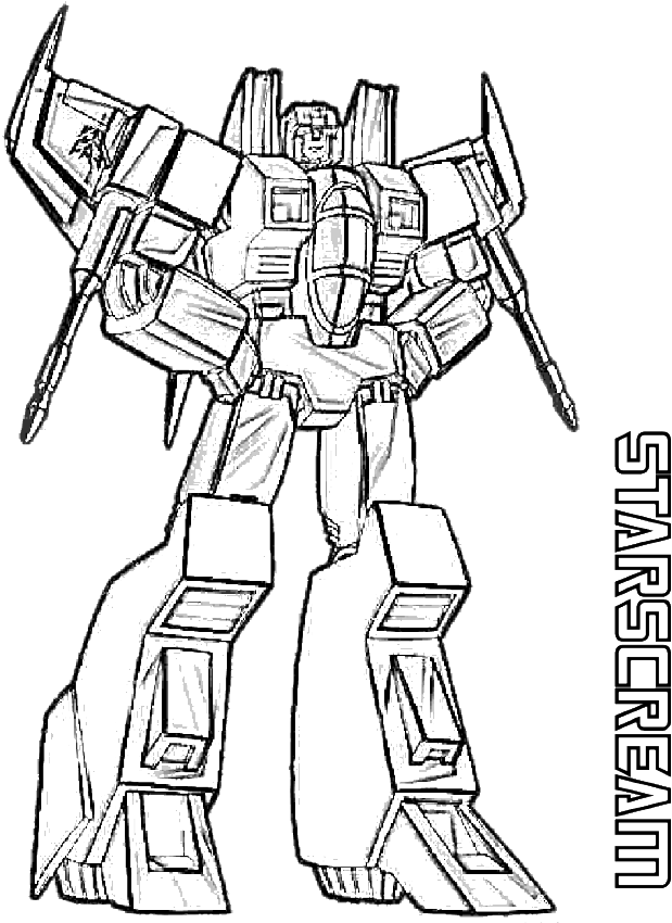 Starscream Transformers Coloring Page - Transformers Coloring Pages Megatron (700x882)