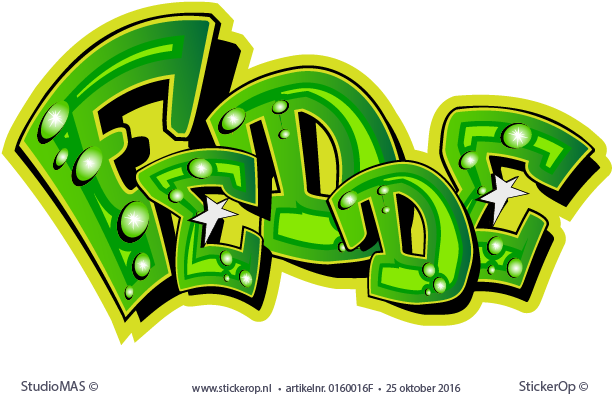 Muurstickers Graffiti Monster - Graffiti (620x420)