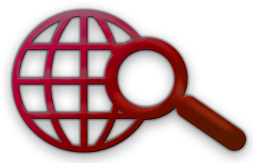 Red Search Icon Png (354x354)