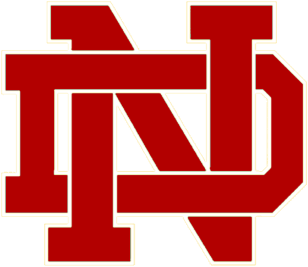 North Decatur Chargers - University Of Notre Dame (600x521)