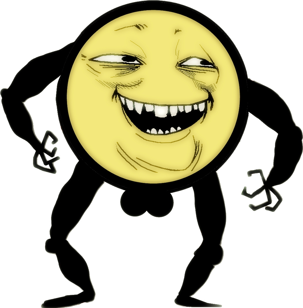 Internet Troll Trollface Internet Meme Clip Art - Face (1143x1109)