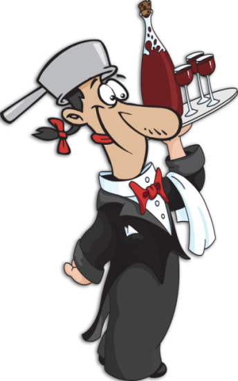 Johnny Appleseed Wine Server - Cartoon (344x550)