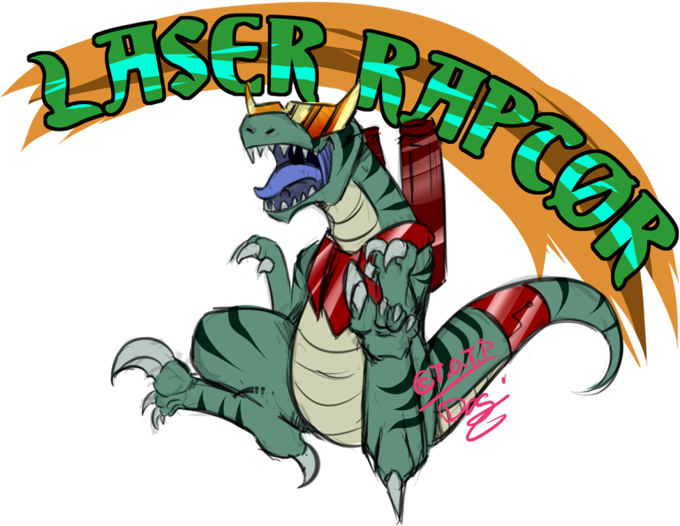 Laser Raptor By Dogi-crimson - Drawing (985x811)
