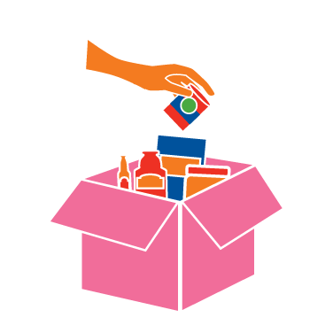 Collect & Donate Food - Icon (400x400)