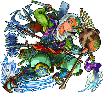 Musashibo Benkei - 武蔵 坊 弁慶 モンスト (400x356)