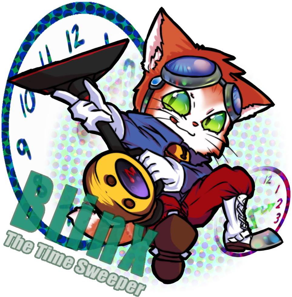 Blinx The Time Sweeper By Geekykitten64 Blinx The Time - Blinx The Time Sweeper Hd (1024x1034)