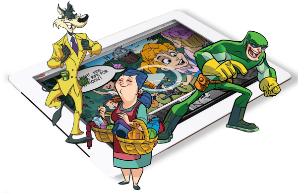 Comic Books Have Always Been There In Our Book Racks - Cartoon (600x400)