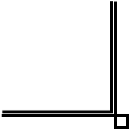 Victorian, Art Deco, Corner, Border - Parallel (440x340)