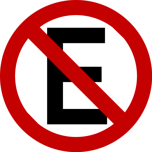 No Parking Sign - Placa De Transito (2000x2000)