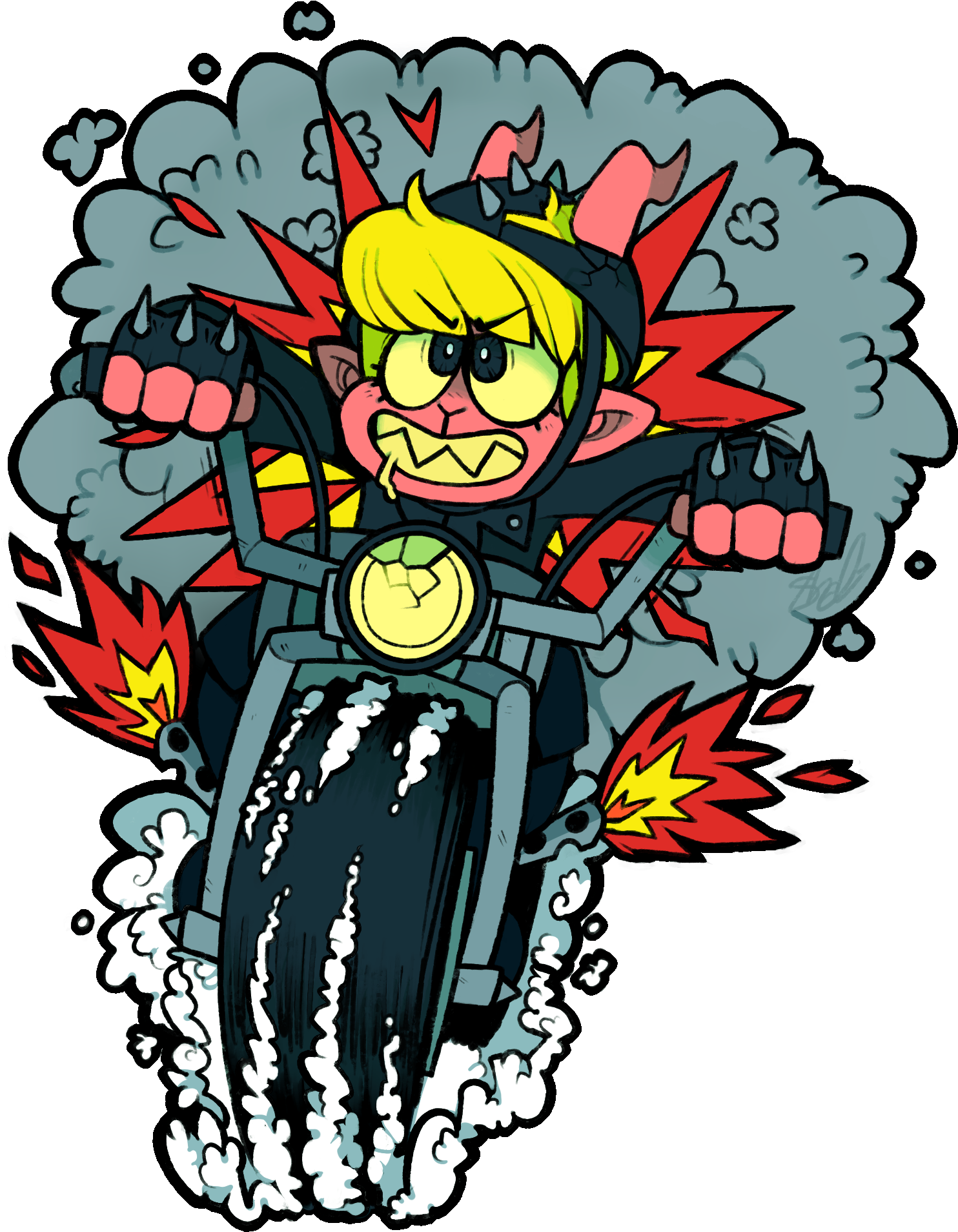 Born 2 Ride By Kozakana Born 2 Ride By Kozakana - Cartoon (1700x2200)