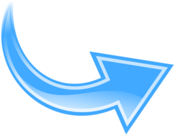 Arrow Curved Blue Png Arrow Clipart Png 800 - Blue Curved Arrow Png (450x275)