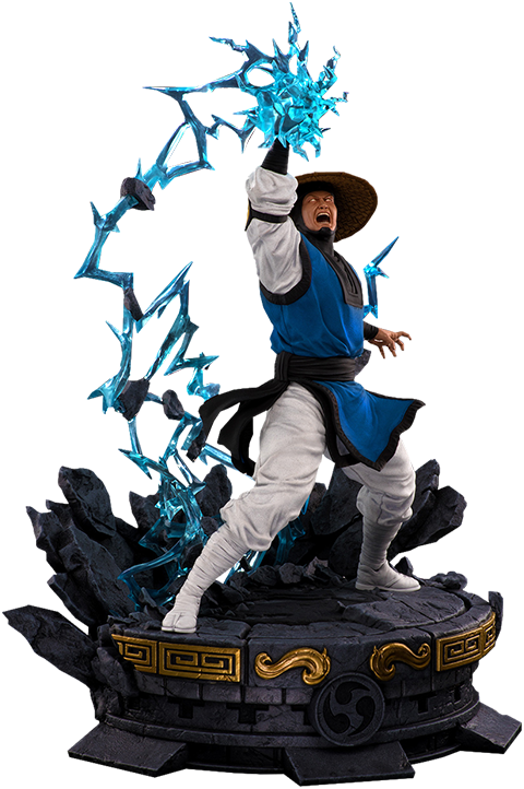 Raiden Statue Mortal Kombat By Pop Culture Pop From - Mortal Kombat Raiden Sculpt (480x722)