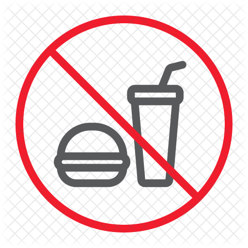No Food Icon - Low Carb Icon (512x512)