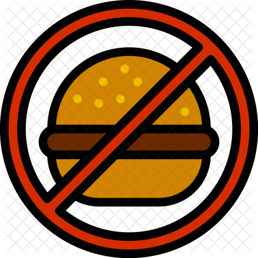 No, Fast, Food, Diet, Burger, Gym, Weight, Work, - Question Mark Clip Art (512x512)