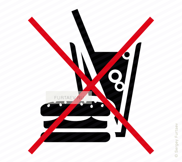 No Food Vector Icon Stock 790078252 Shutterstock - Junk Food Crossed Out (620x553)