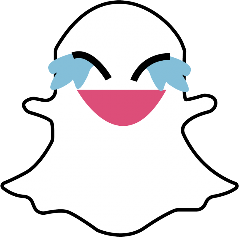 Graphics By Ally Zacek%7c The Depaulia - Snapchat Logo White Transparent Background (900x900)