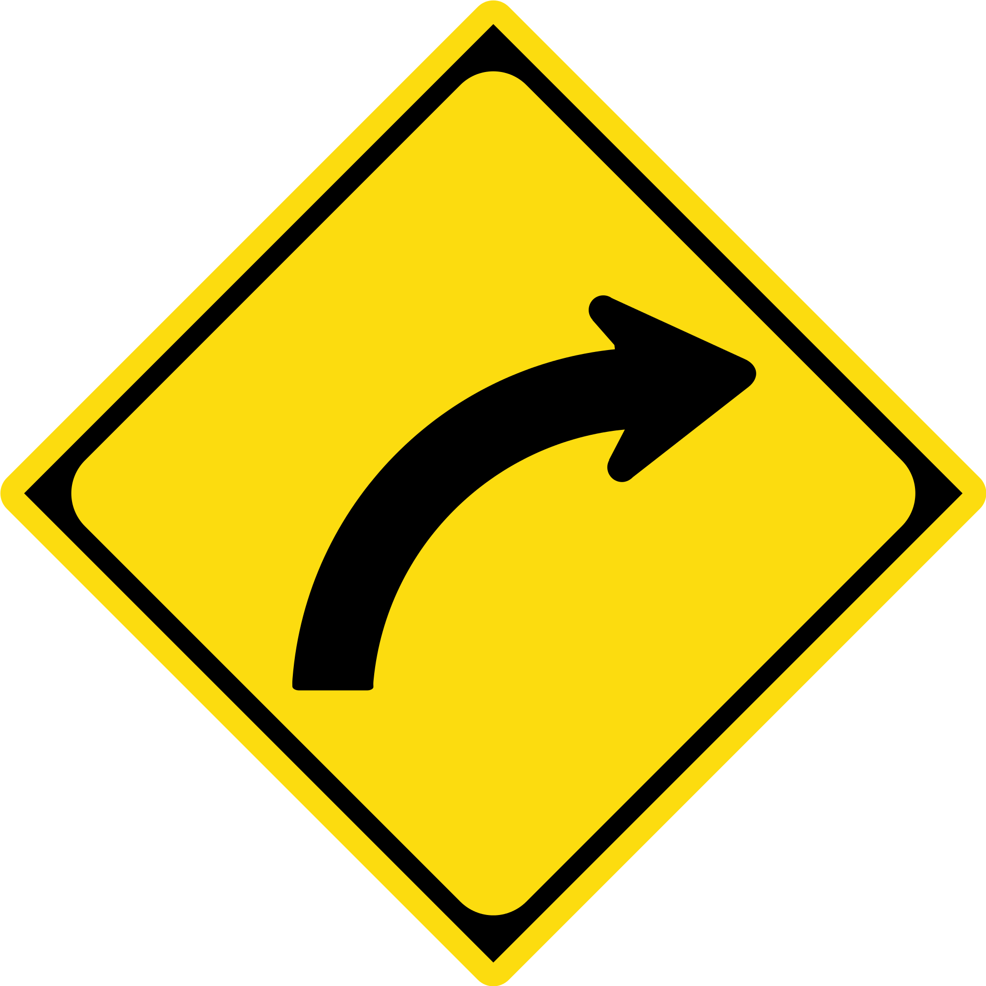 Open - Deer Crossing Road Sign (2000x2000)