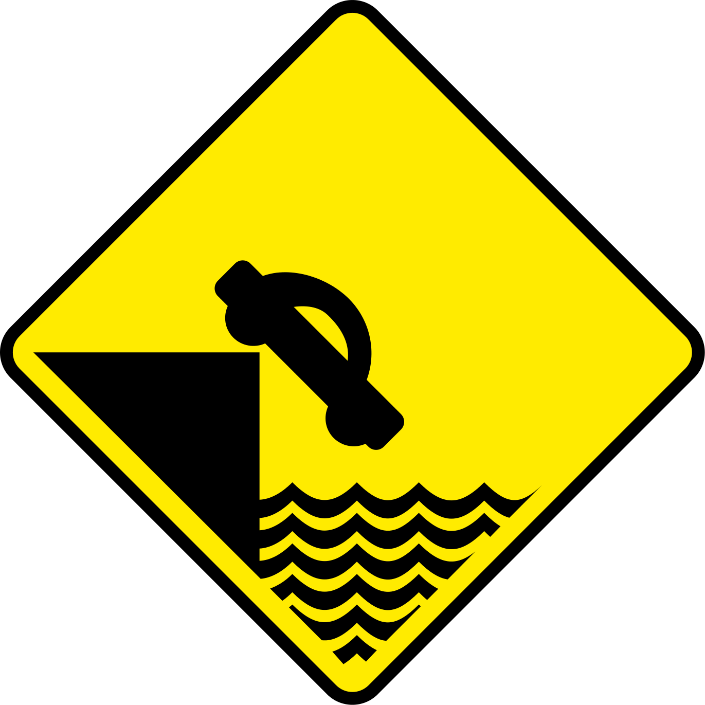 Ireland Road Sign W - Howth (1371x1371)