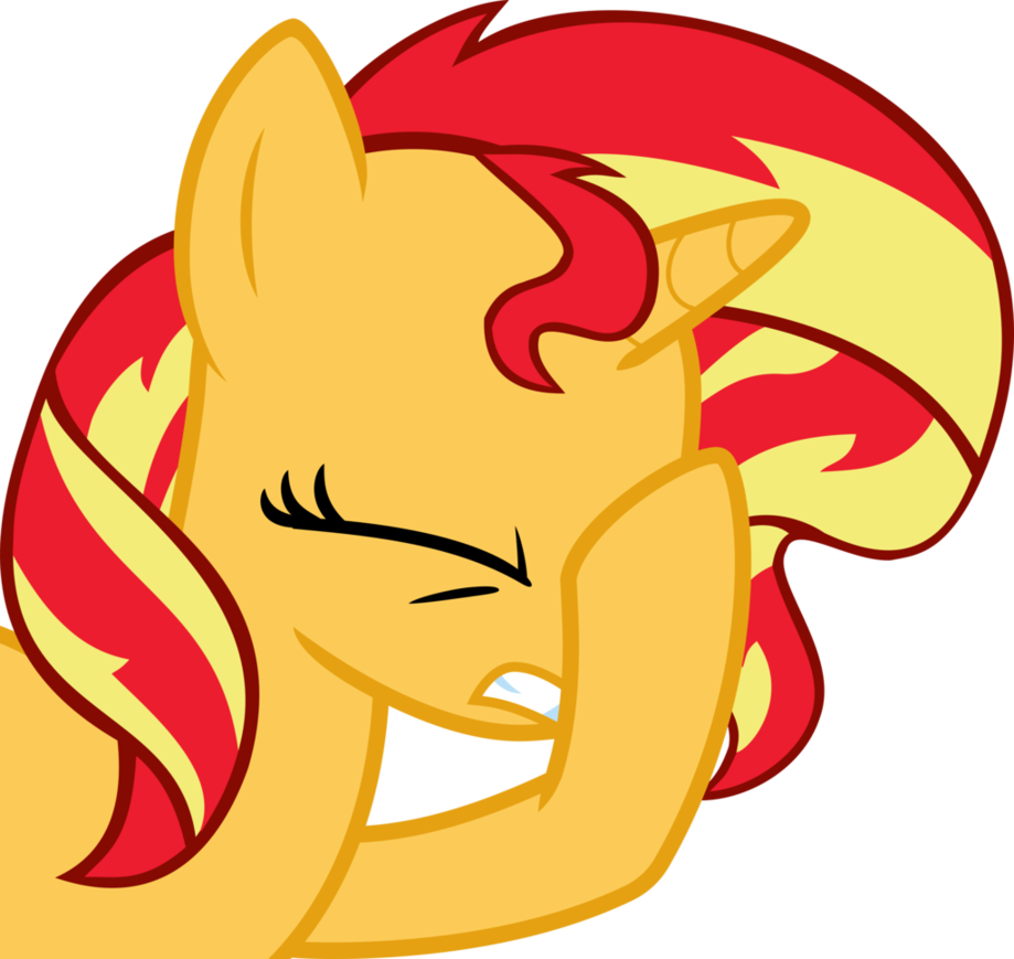Sunset Shimmer Facehoof - Sunset Shimmer Facehoof (919x869)