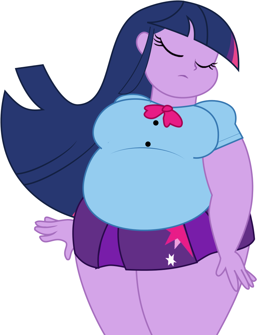 Shitigal-artust, Bbw, Belly, Breasts, Busty Twilight - Twilight Sparkle Equestria Girl Fat (924x1142)