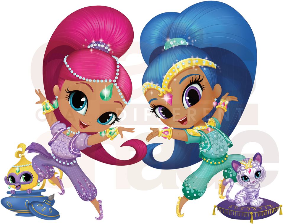 Shimmer And Shine Clip Art - Shimmer And Shine Png (1024x1024)