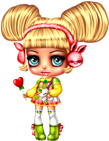 Graphic Art, Graphics, Dolls, Graphic Design, Puppets, - Cartoon (483x550)