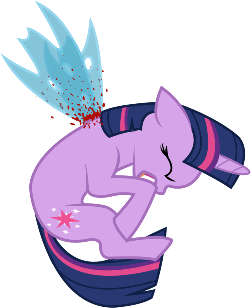 Totallynotabronyfim, Blood, Changeling, Grimdark, Solo, - My Little Pony Twilight Sparkle With Wings (806x992)