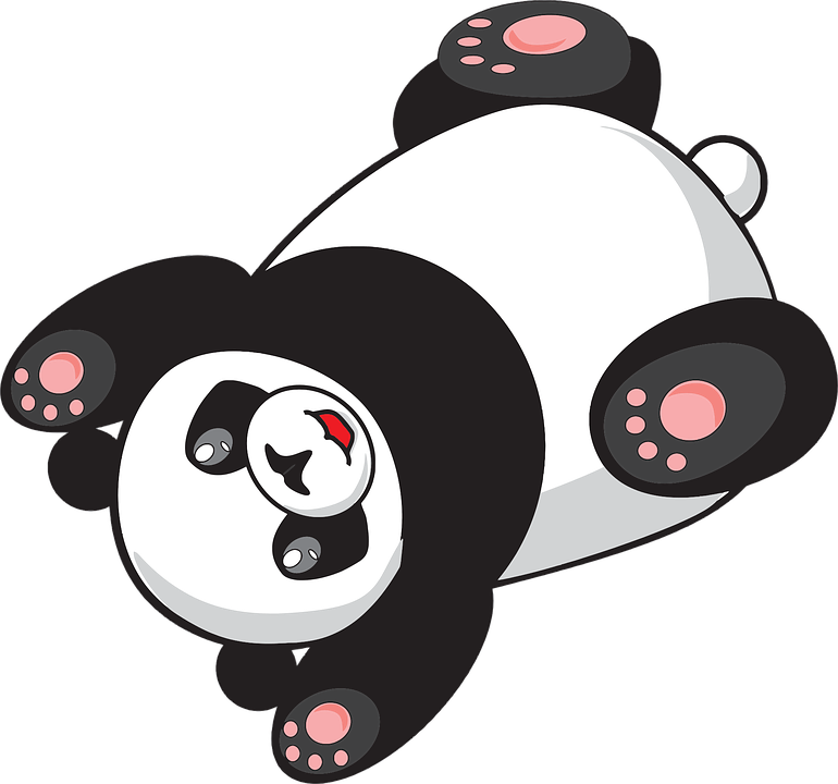 Animal, Asian, Cartoon, China, Chinese, Comic, Panda - Panda Cartoon Png (770x720)