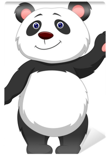 Cartoon Panda Waving (400x400)