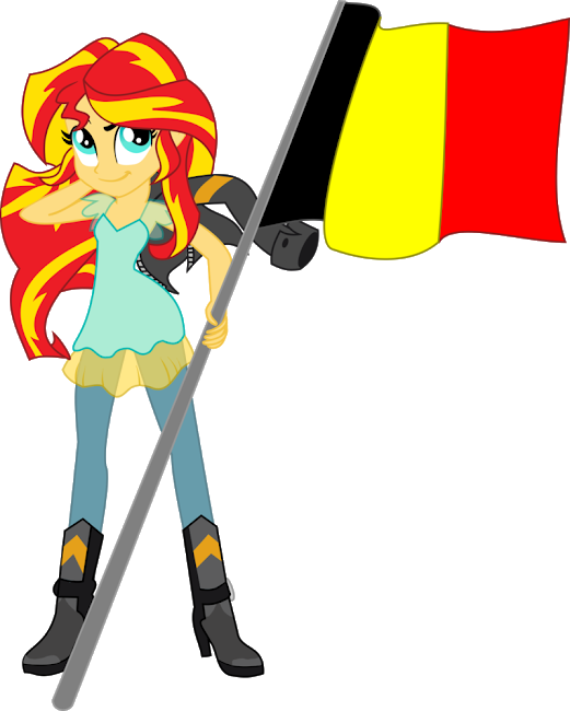 Belgian Sunset Shimmer By Robbedhondt - My Little Pony Equestria Girl Pregnant (521x650)
