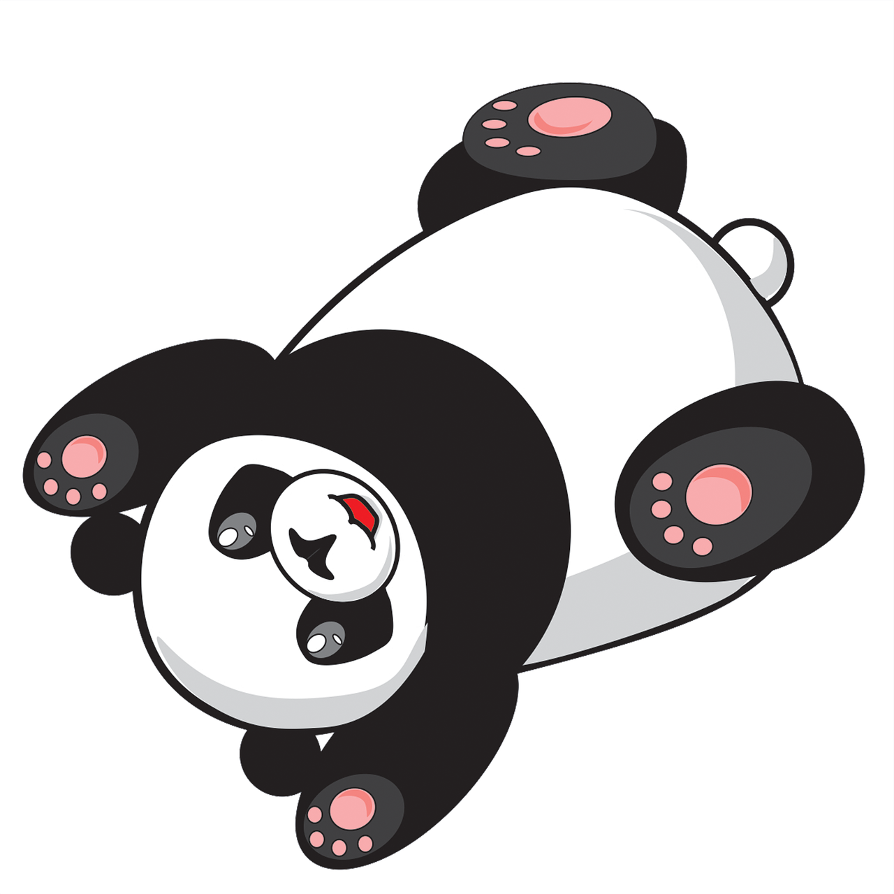 Panda Cartoon Png (1280x1280)