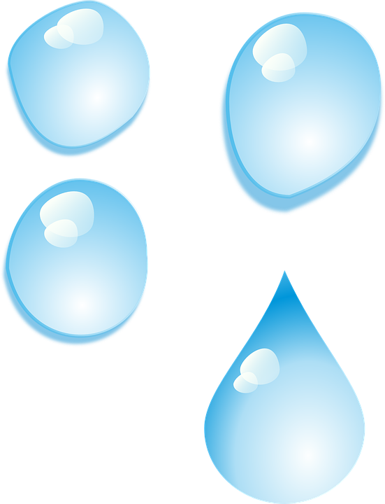Tears Clipart Fluid - Gambar Tetesan Air Karikatur (551x720)