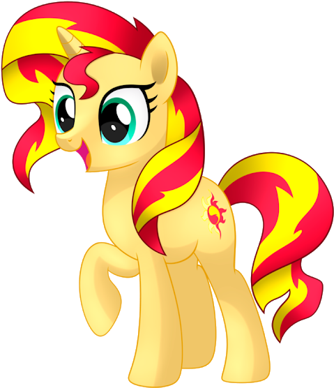 Sunset Shimmer By Mirrorcrescent - My Little Pony Sunset Shimmer (584x650)