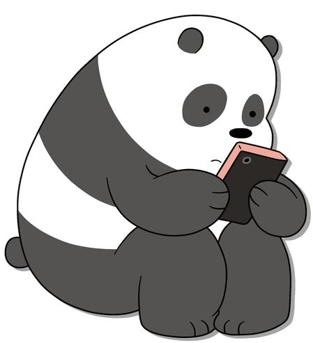 The Giant Panda Polar Bear Chloe Park - We Bare Bears Panda Wallpaper Hd (564x722)
