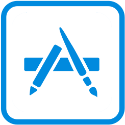 App & Single Sign-on Integration - Dark Social Media Icons (462x332)