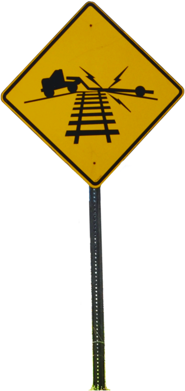 Low Ground Clearance Railroad Crossing Sign 0009 By - Traffic Sign (799x1000)
