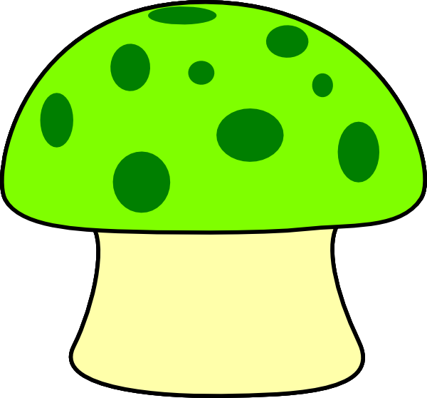 Cartoon Mushroom Clip Art - Mushroom Cliparts (600x558)