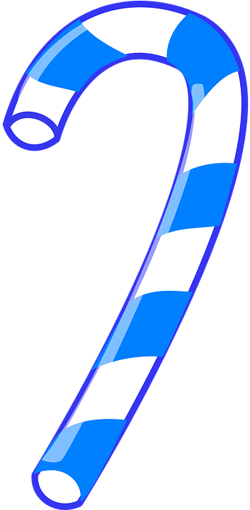Candy Cane Clip Art 8, Buy Clip Art - Black And White Candy Cane Clip Art (360x720)