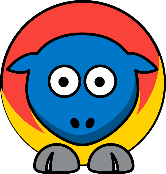 Sheep Miami Marlins Team Colors Clip Art At Clker - Girl Skull And Crossbones (570x598)